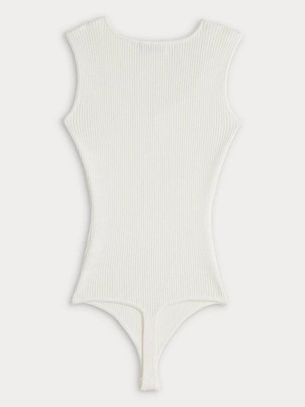 White SO Sleeveless Sweater Bodysuit Size: Small - Picture 3 of 7
